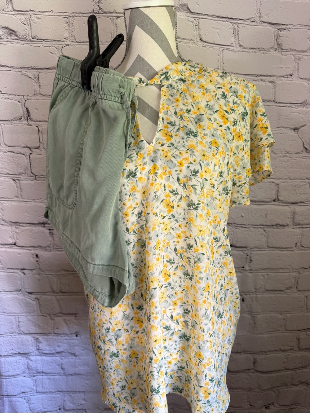 Cynthia Rowley Lyocell Shorts Outfit